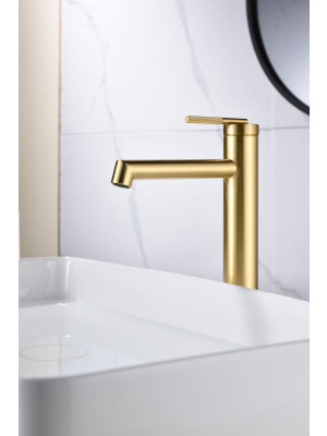 Смеситель Ganzer GZ19112-S матовое золото 2