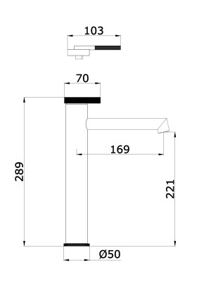 Смеситель Ganzer GZ19112-S матовое золото размеры