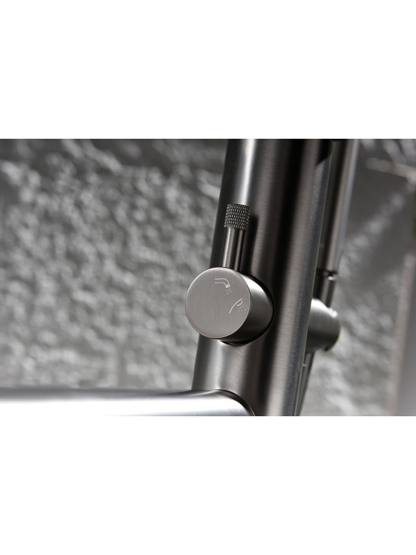 Смеситель Ganzer GZ19181-Q оружейная сталь 4