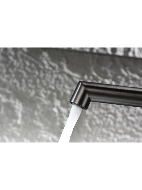 Смеситель Ganzer GZ19181-Q оружейная сталь 7