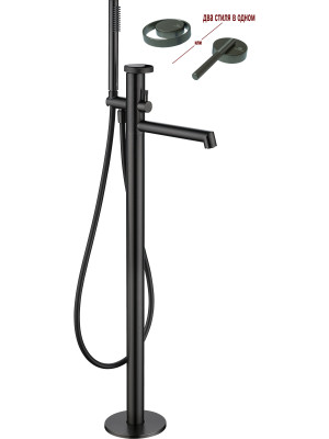 Смеситель Ganzer GZ19181-Q оружейная сталь