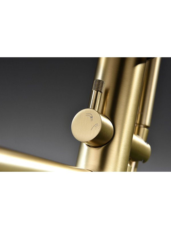 Смеситель Ganzer GZ19181-S матовое золото 5