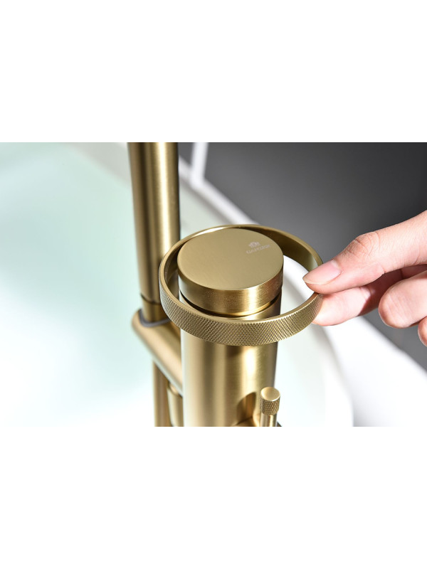 Смеситель Ganzer GZ19181-S матовое золото 9