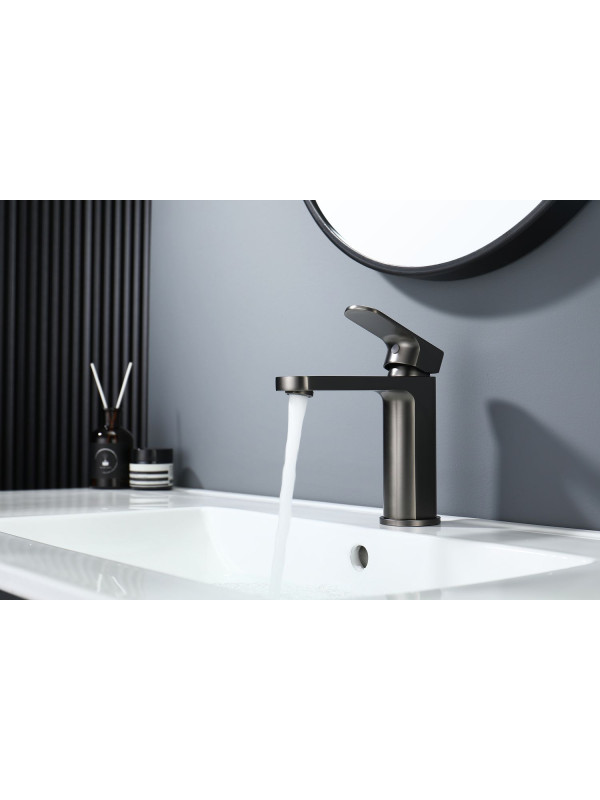 Смеситель Ganzer GZ06111-Q оружейная сталь 3