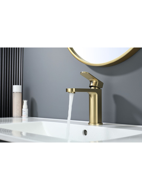 Смеситель Ganzer GZ06111-S матовое золото 3