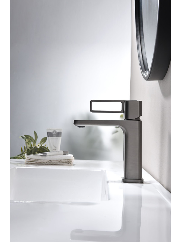 Смеситель Ganzer GZ12111-Q оружейная сталь 2