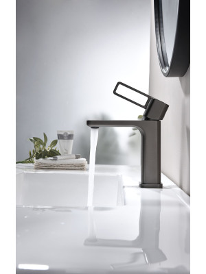 Смеситель Ganzer GZ12111-Q оружейная сталь 3