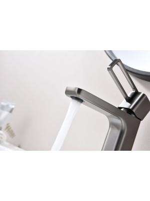 Смеситель Ganzer GZ12111-Q оружейная сталь 5