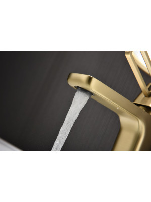 Смеситель Ganzer GZ12111-S матовое золото 6