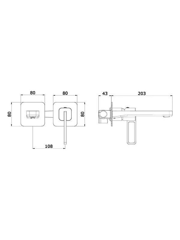 Смеситель Ganzer GZ12144 хром размеры