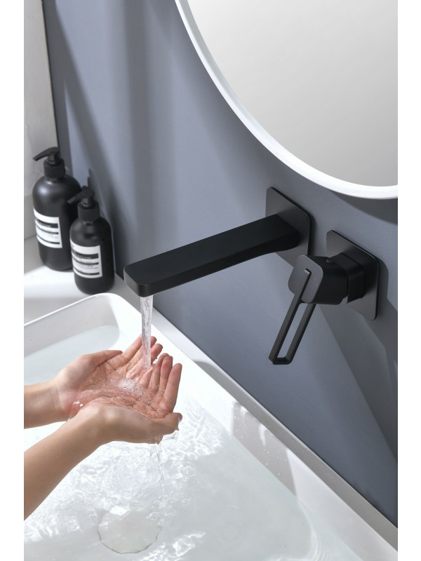 Смеситель Ganzer GZ12144 черный 8