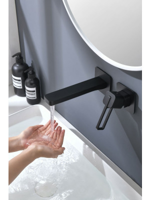 Смеситель Ganzer GZ12144 черный 8