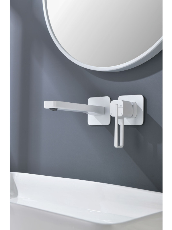 Смеситель Ganzer GZ12144 белый 4