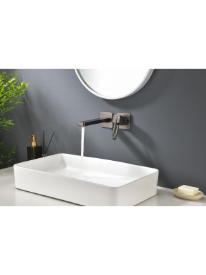 Смеситель Ganzer GZ12144 оружейная сталь 3