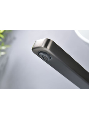 Смеситель Ganzer GZ12144 оружейная сталь 4