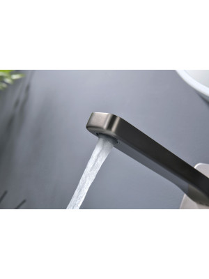 Смеситель Ganzer GZ12144 оружейная сталь 5