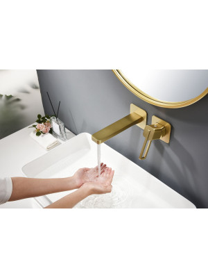 Смеситель Ganzer GZ12144-S матовое золото 8