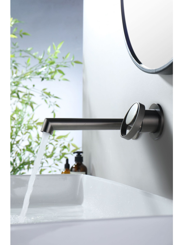 Смеситель Ganzer GZ19144-Q оружейная сталь 8