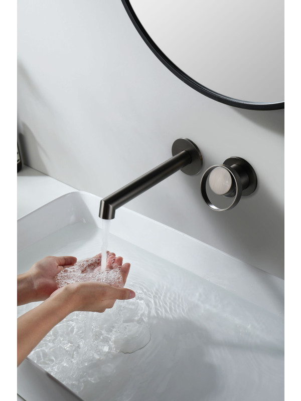 Смеситель Ganzer GZ19144-Q оружейная сталь 9