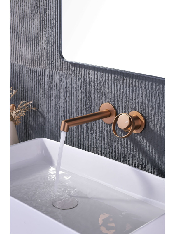 Смеситель Ganzer GZ19144-R розовое золото 4