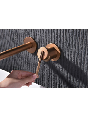 Смеситель Ganzer GZ19144-R розовое золото 5