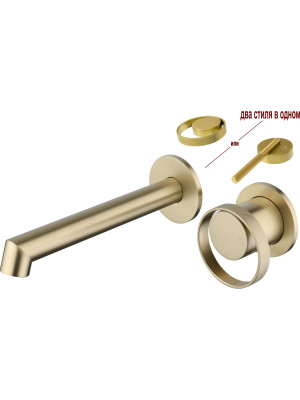 Смеситель Ganzer GZ19144-S матовое золото