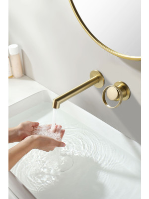 Смеситель Ganzer GZ19144-S матовое золото 9