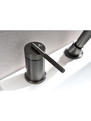 Смеситель Ganzer GZ19133-Q оружейная сталь 7