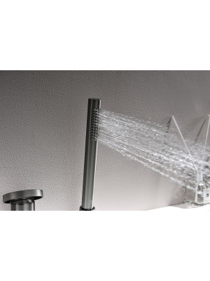 Смеситель Ganzer GZ19133-Q оружейная сталь 11