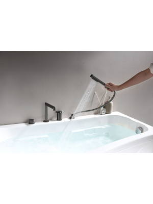 Смеситель Ganzer GZ19133-Q оружейная сталь 12