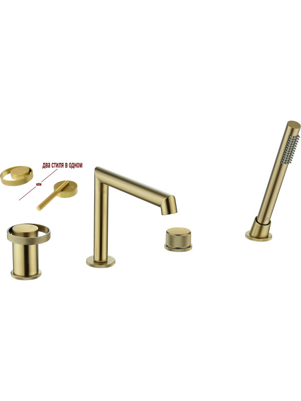 Смеситель Ganzer GZ19133-S матовое золото