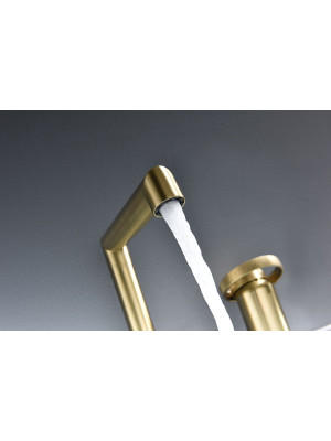 Смеситель Ganzer GZ19133-S матовое золото 9