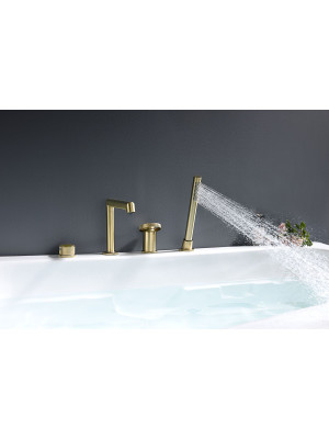 Смеситель Ganzer GZ19133-S матовое золото 12