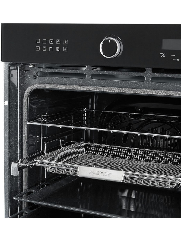 Электрический духовой шкаф Exiteq EXO-111 Black с решетками