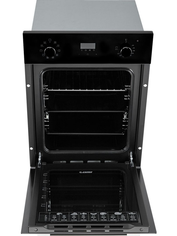 Электрический духовой шкаф Exiteq EXO-114 Black раскрытая