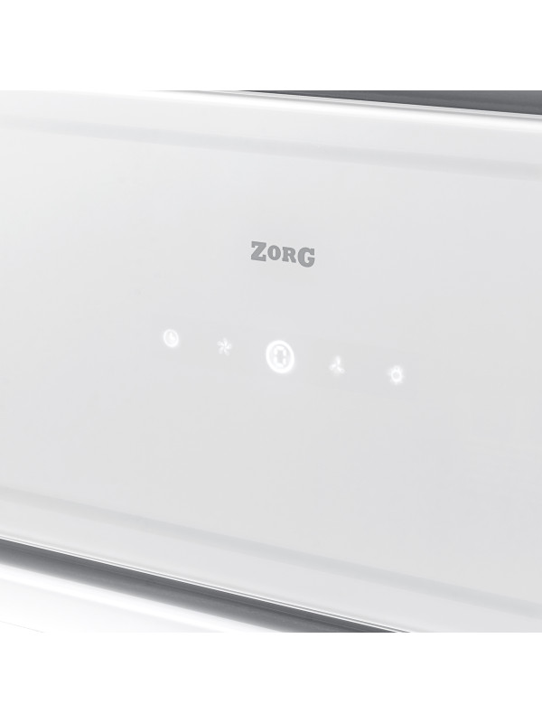 Вытяжка ZorG Amina 1060 60 S белый панель управления