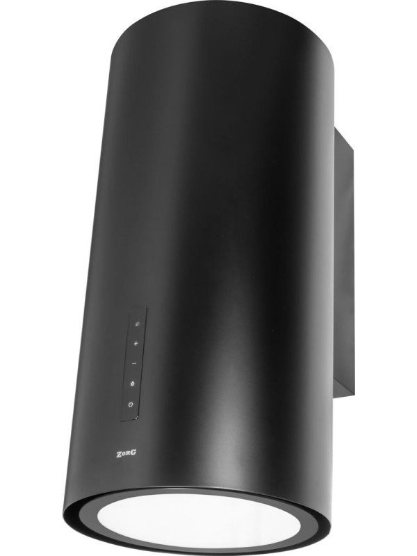 Вытяжка ZorG Rondo 1260 39 S Black сбоку и