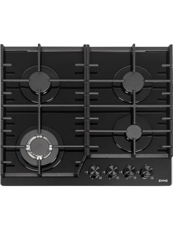 Газовая варочная панель ZorG HAG613 FDW Black