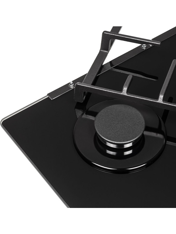 Газовая варочная панель ZorG HAG613 FDW Black выключение