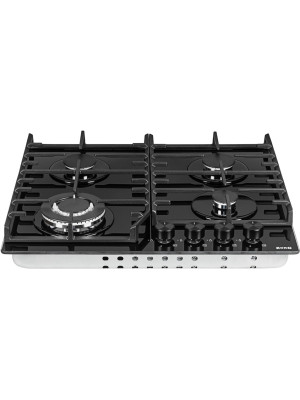 Газовая варочная панель ZorG HAG613 FDW Black сверху