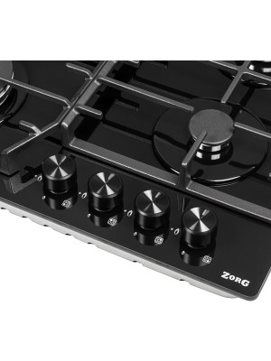 Газовая варочная панель ZorG HAG613 FDW Black управление