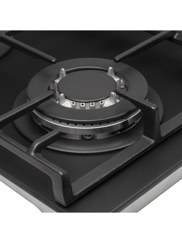 Газовая варочная панель ZorG HAG613 FDW Black matte конфорка