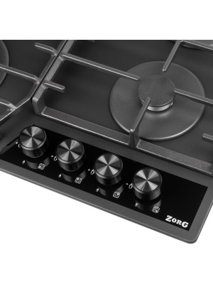 Газовая варочная панель ZorG HAG613 FDW Black matte управление