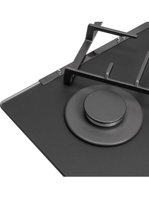 Газовая варочная панель ZorG HAG613 FDW Black matte кнопка