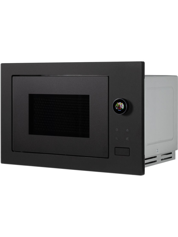 Микроволновая печь ZORG MIO254 S black matte сбоку