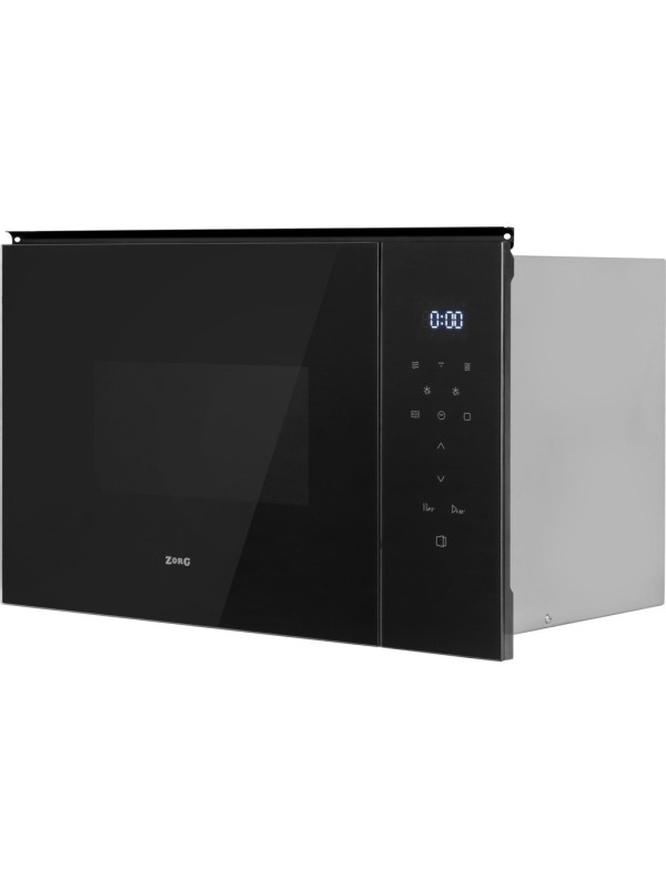 Микроволновая печь ZORG MIO256 S black вид сбоку