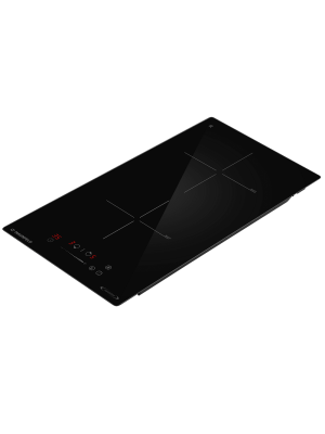 Индукционная варочная панель Maunfeld AVI3026SBK Black под углом