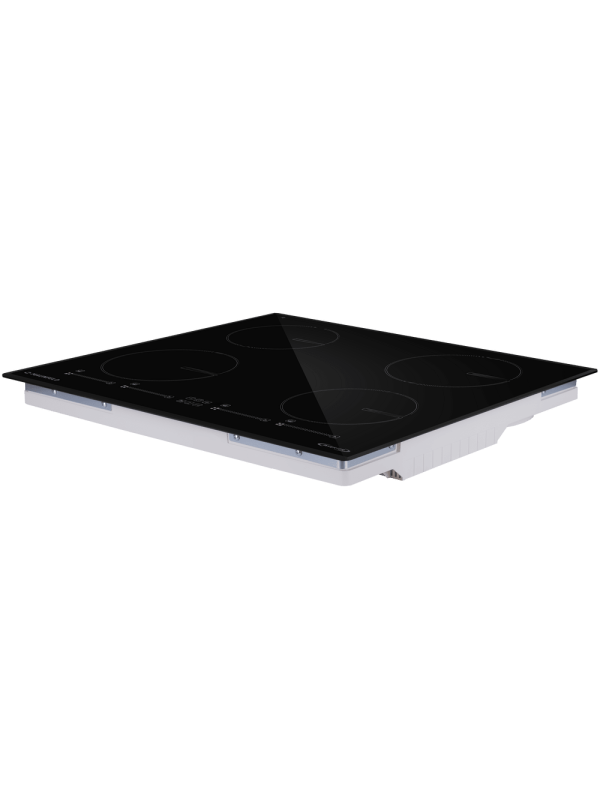 Индукционная варочная панель Maunfeld AVI6044SSBK Black под углом