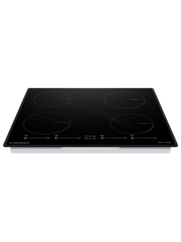 Индукционная варочная панель Maunfeld AVI6044SSBK Black спереди