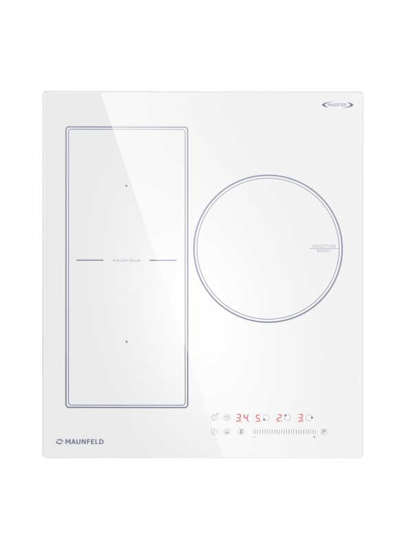 Индукционная варочная панель Maunfeld CVI453SBWH Inverter White